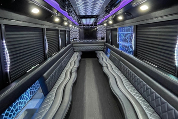 Lakewood Party Bus Interior