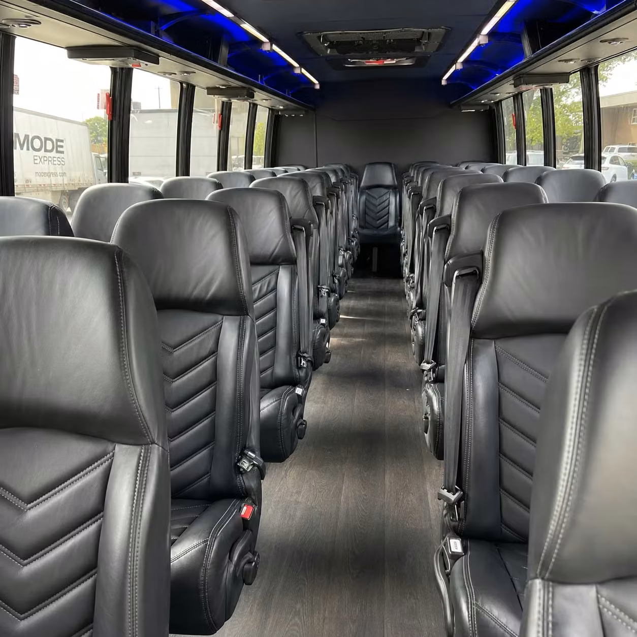 35 passenger minibus inside