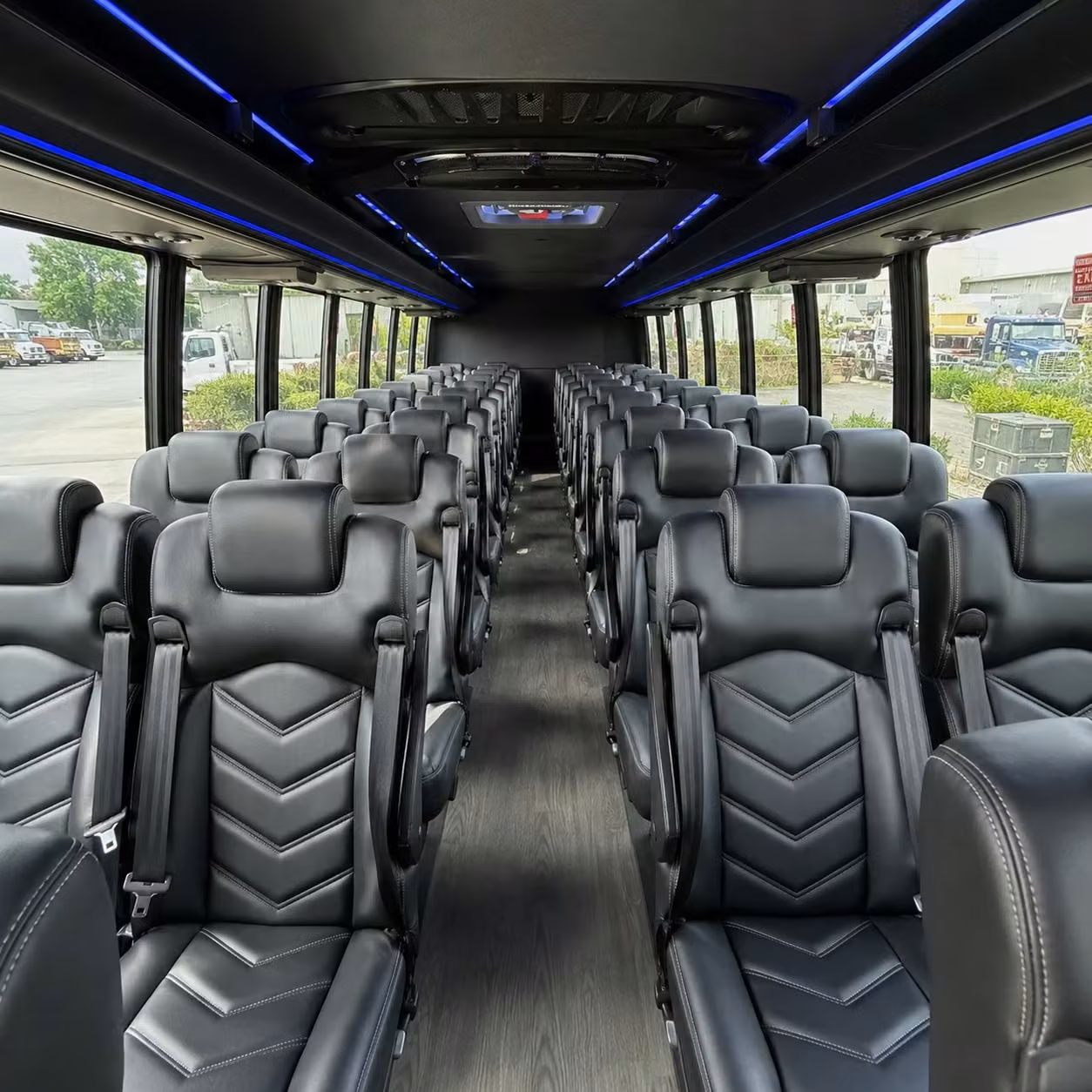 35 passenger minibus interior